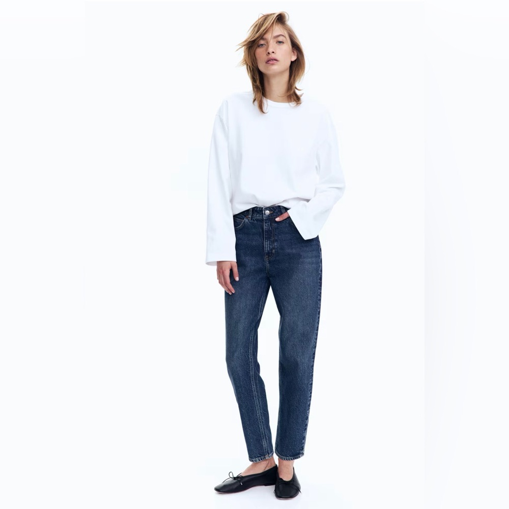 H&M Slim Fit Mom High Ankle Jeans